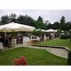 buffet nel giardino all'italiana